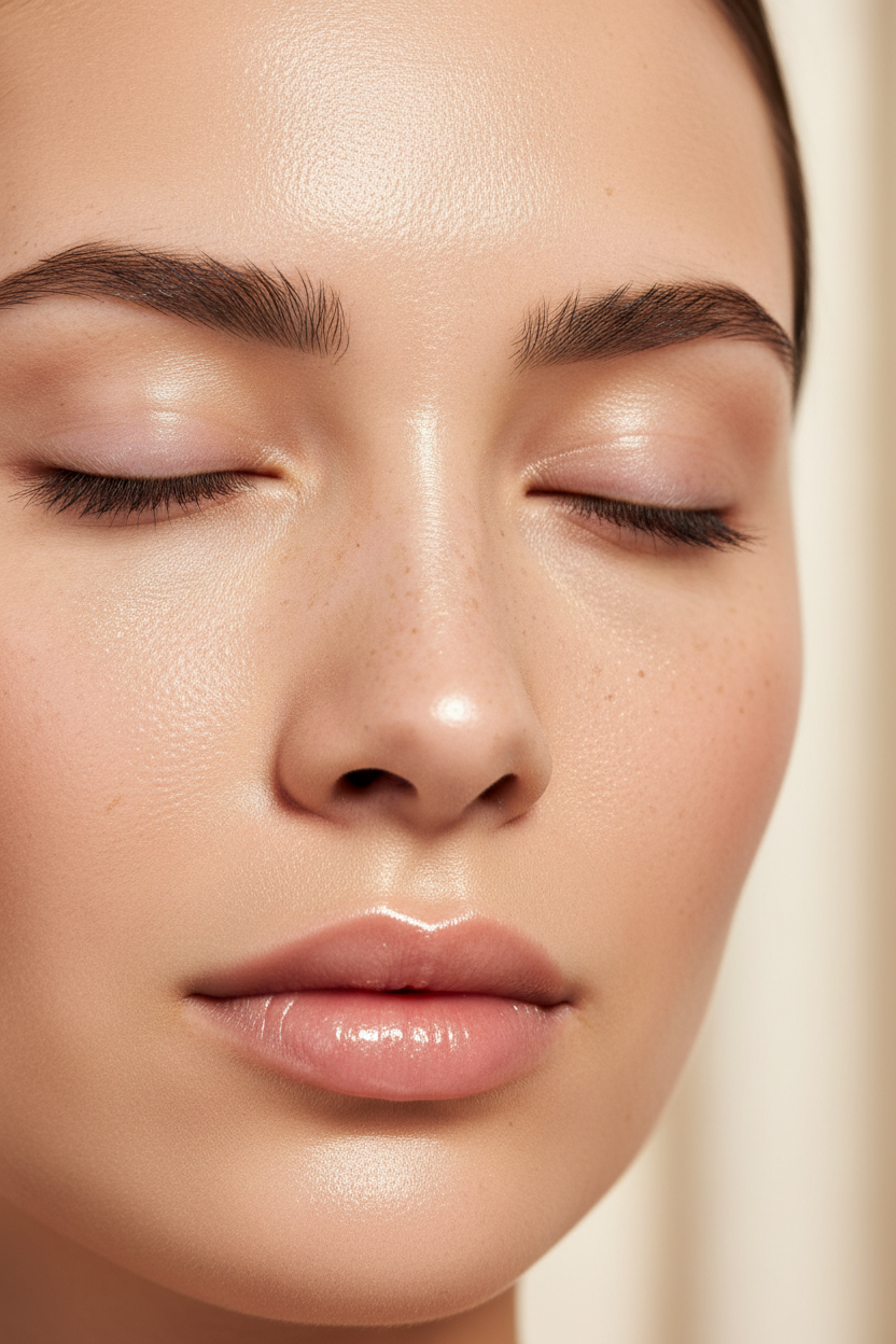 Luxury skincare ritual