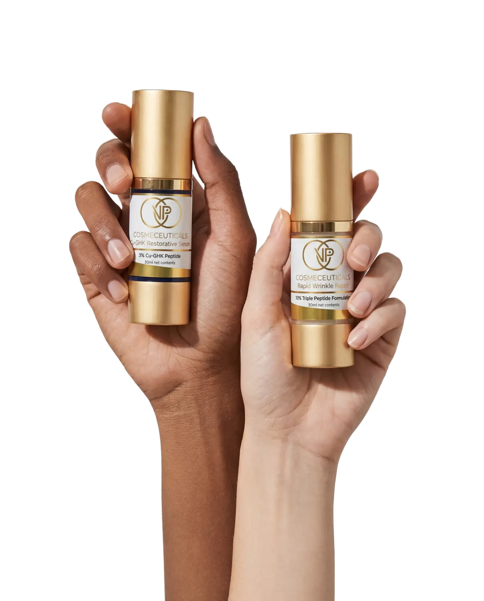 VP Cosmeceuticals Cu-GHK Restorative Serum and Rapid Wrinkle Repair