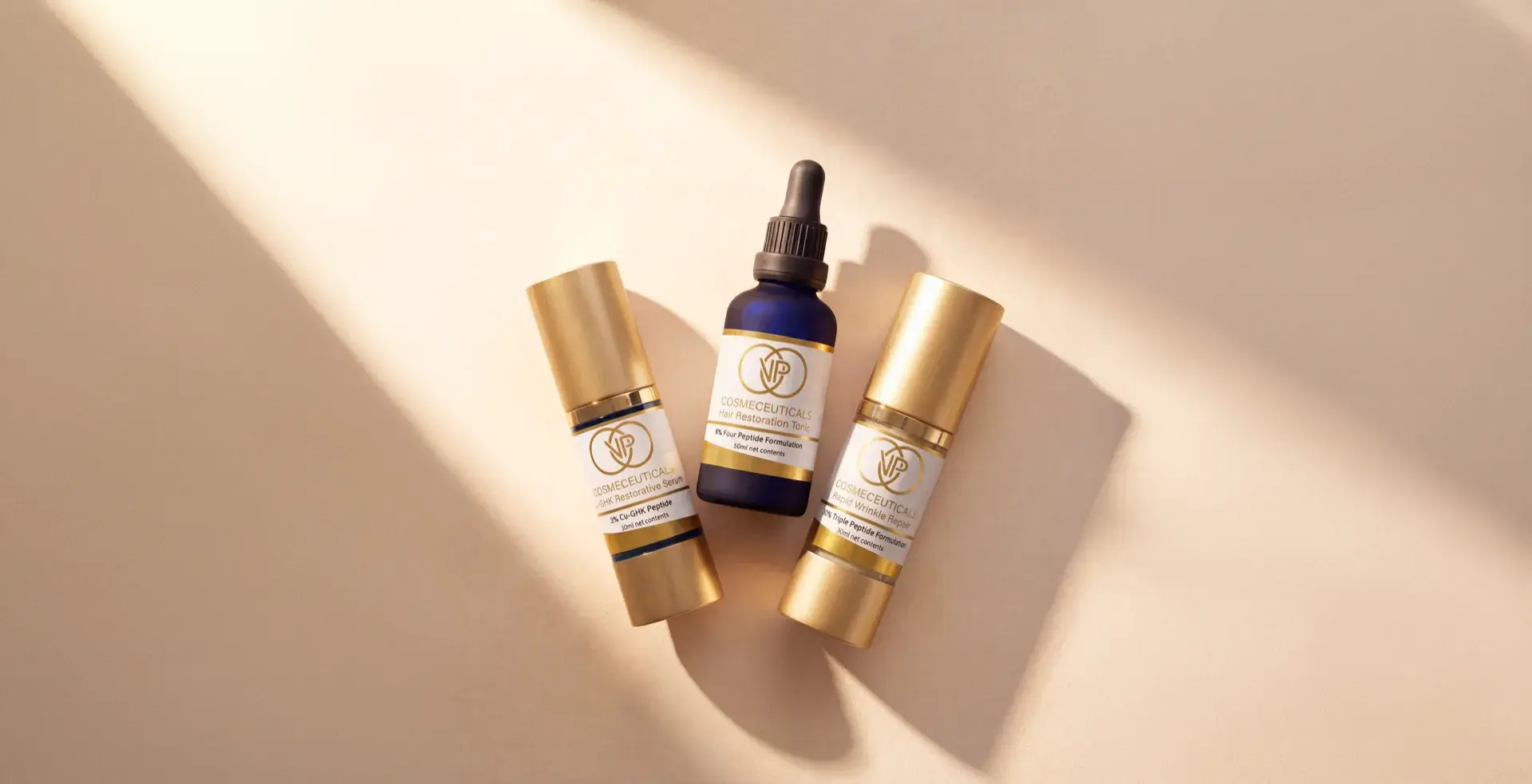 VP Cosmeceuticals product lineup